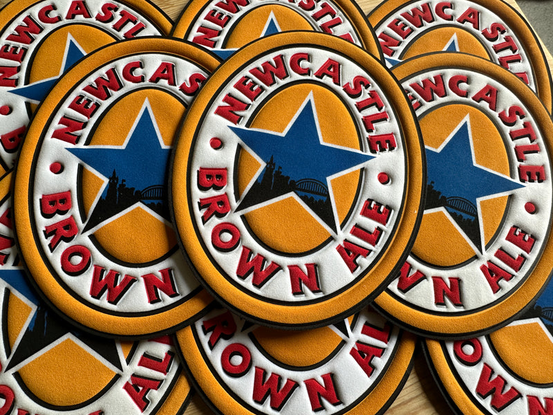 Newcastle United Embossed Brown Ale Sponsor