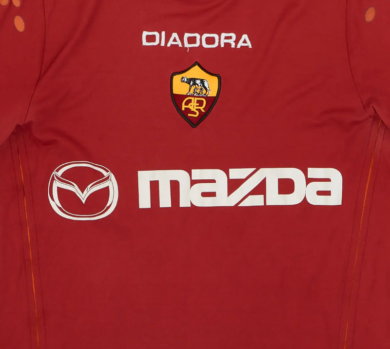 AS Roma Replacement Mazda Shirt Sponsor
