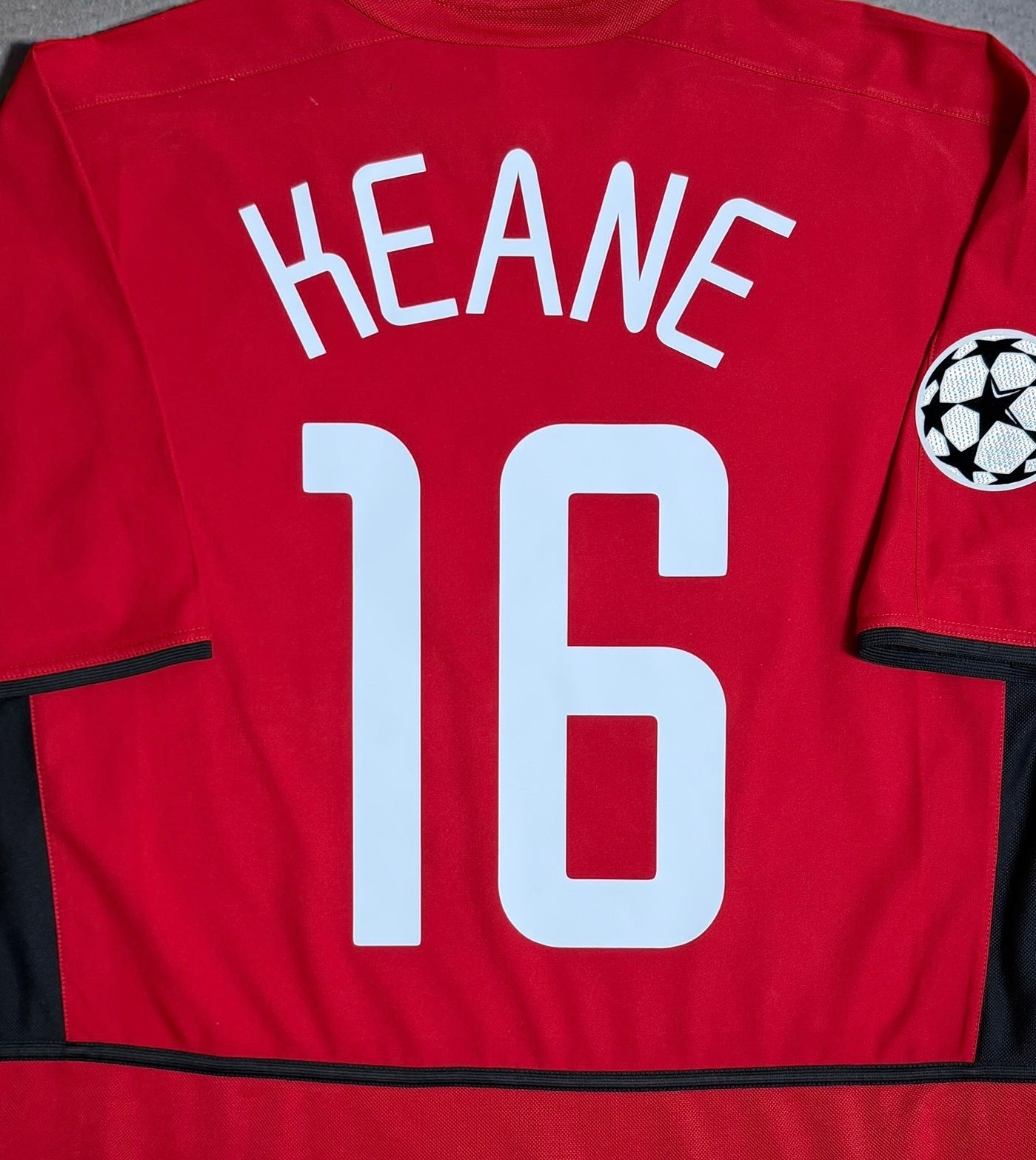 Manchester United 2002/04 Roy Keane UCL Name Set