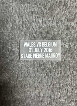 Wales vs Belgium 2016 Match Detail