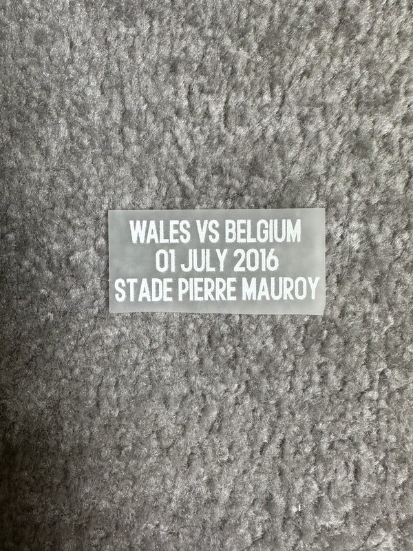 Wales vs Belgium 2016 Match Detail
