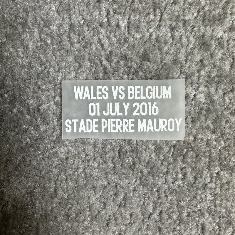 Wales vs Belgium 2016 Match Detail