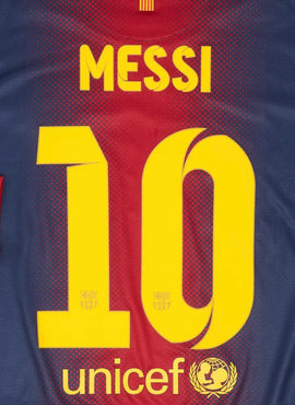 Barcelona 2012/13 Home Messi Nameset