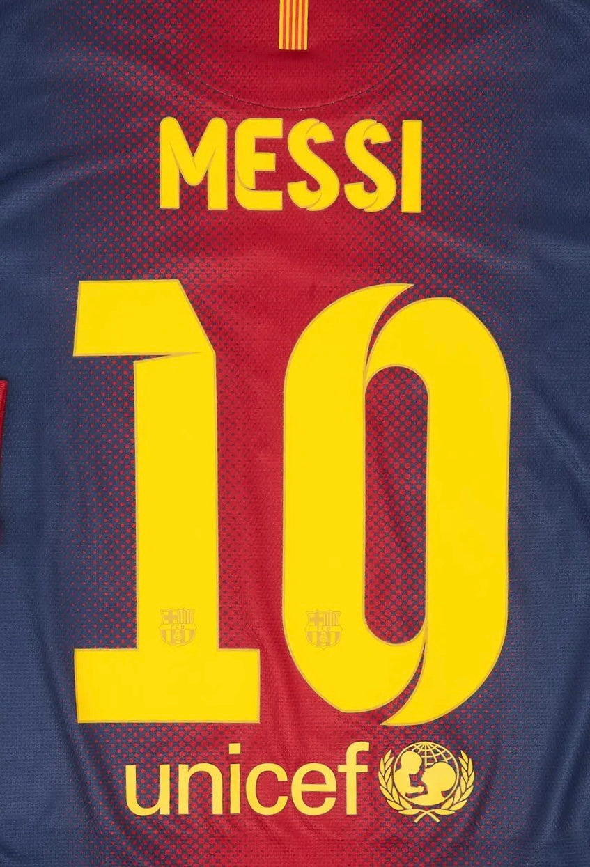 Barcelona 2012/14 Home Messi Nameset