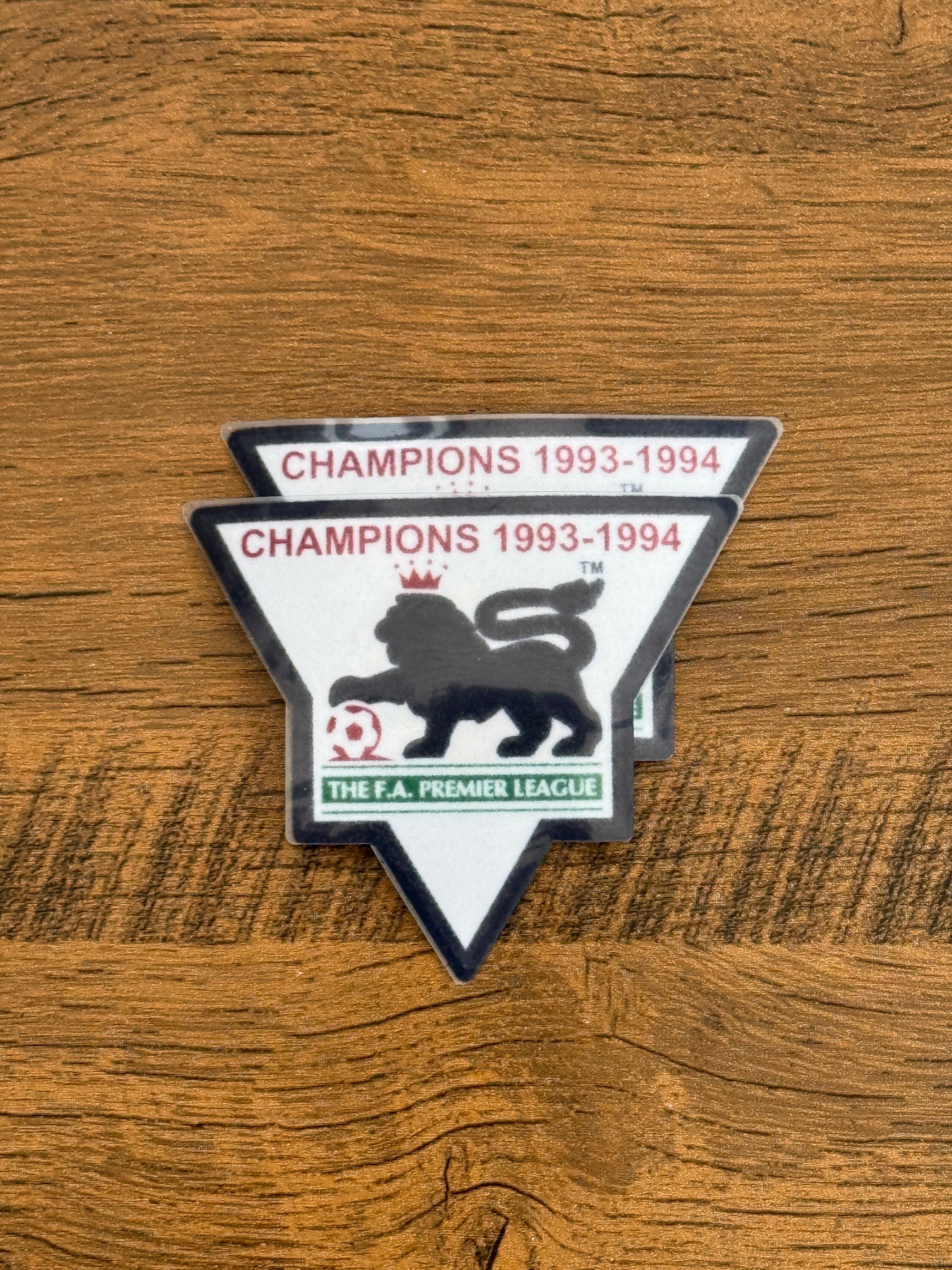 Premier League Champions Patches 1993/06