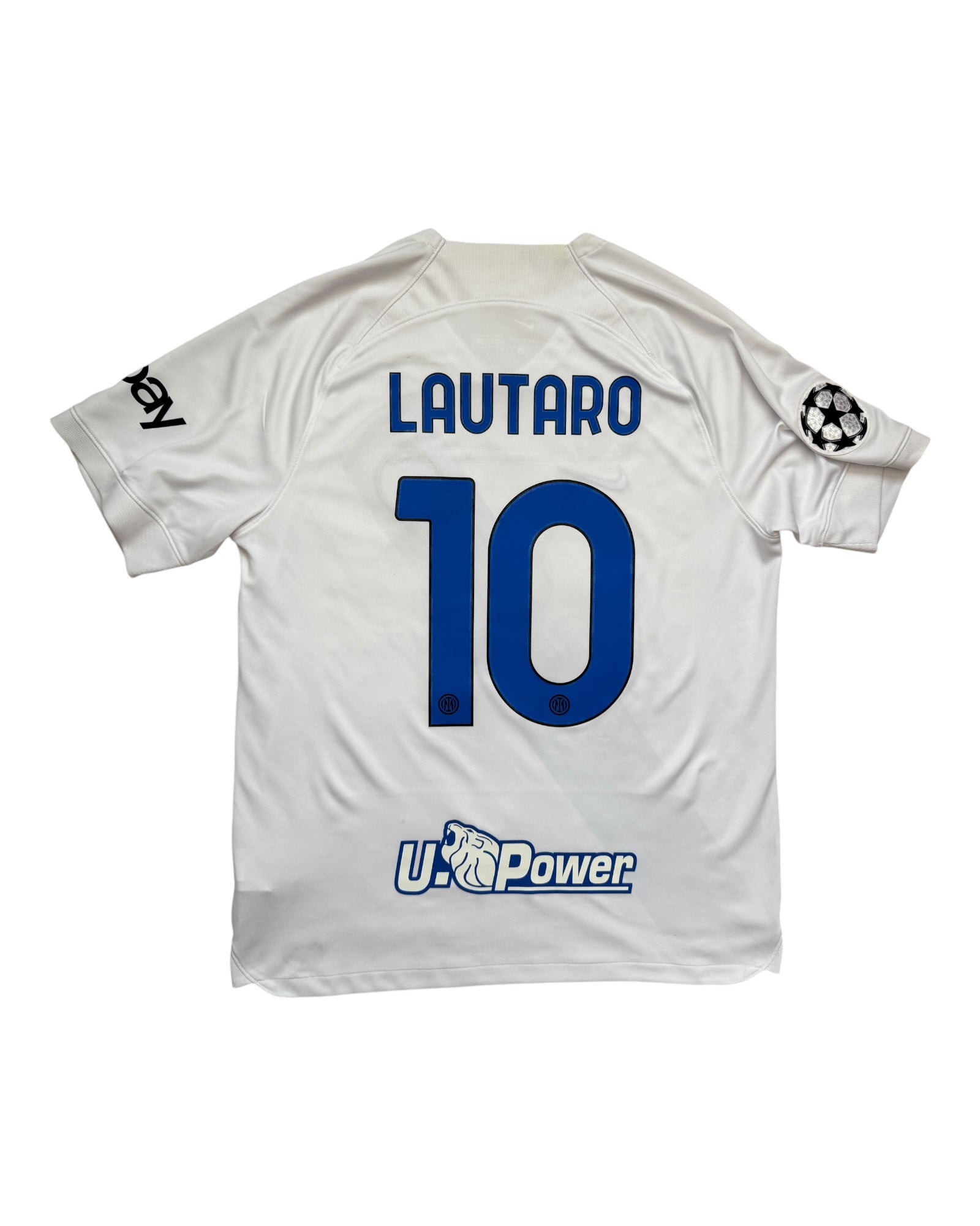 Inter Milan 2023/24 Lautaro UCL Away Football Shirt - Large
