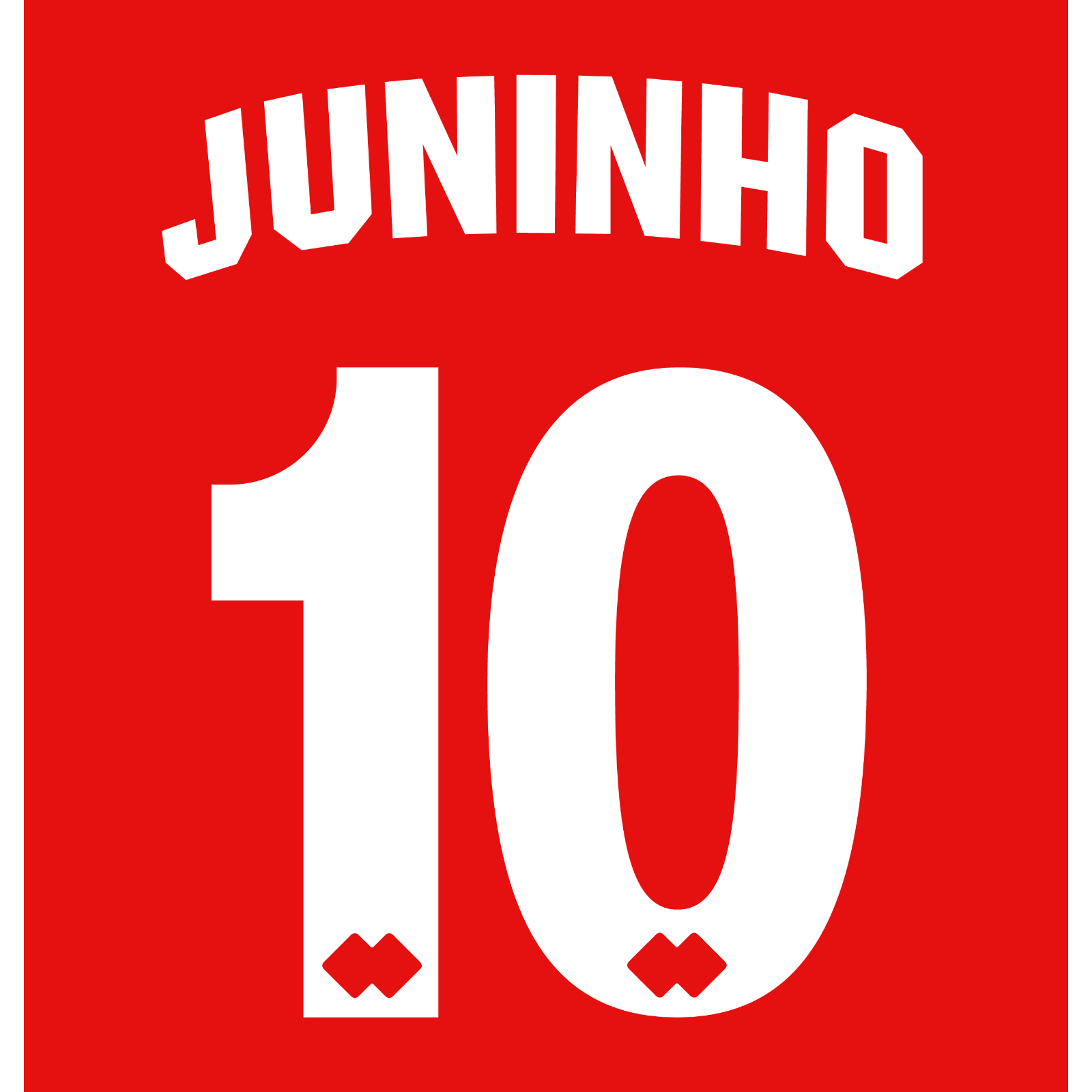Middlesborough 1996/97 Juninho Name Set