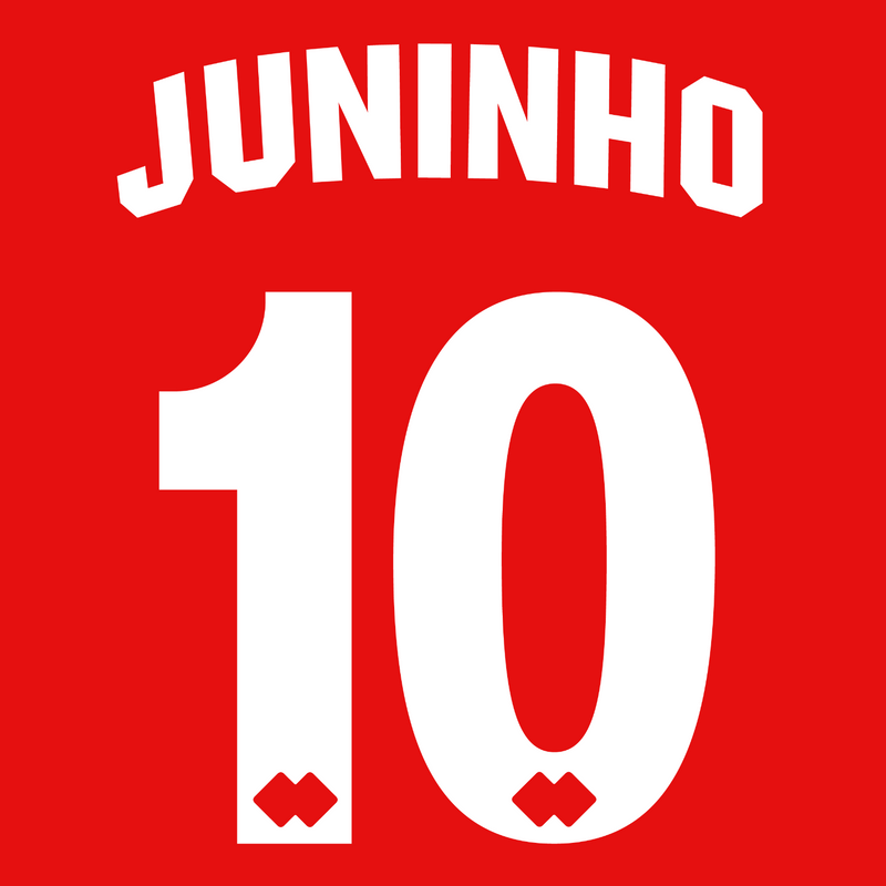 Middlesborough 1996/97 Juninho Name Set
