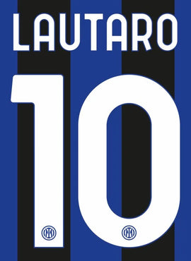 Inter Milan 2023/24 Lautaro Home Name Set