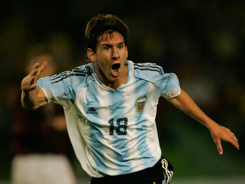 Argentina 2004 Messi Home Name Set