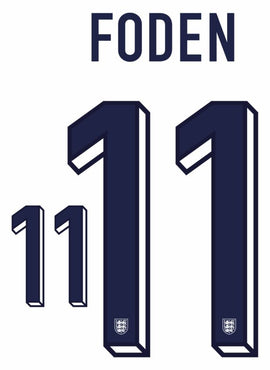 England 2024 Foden Home Name Set