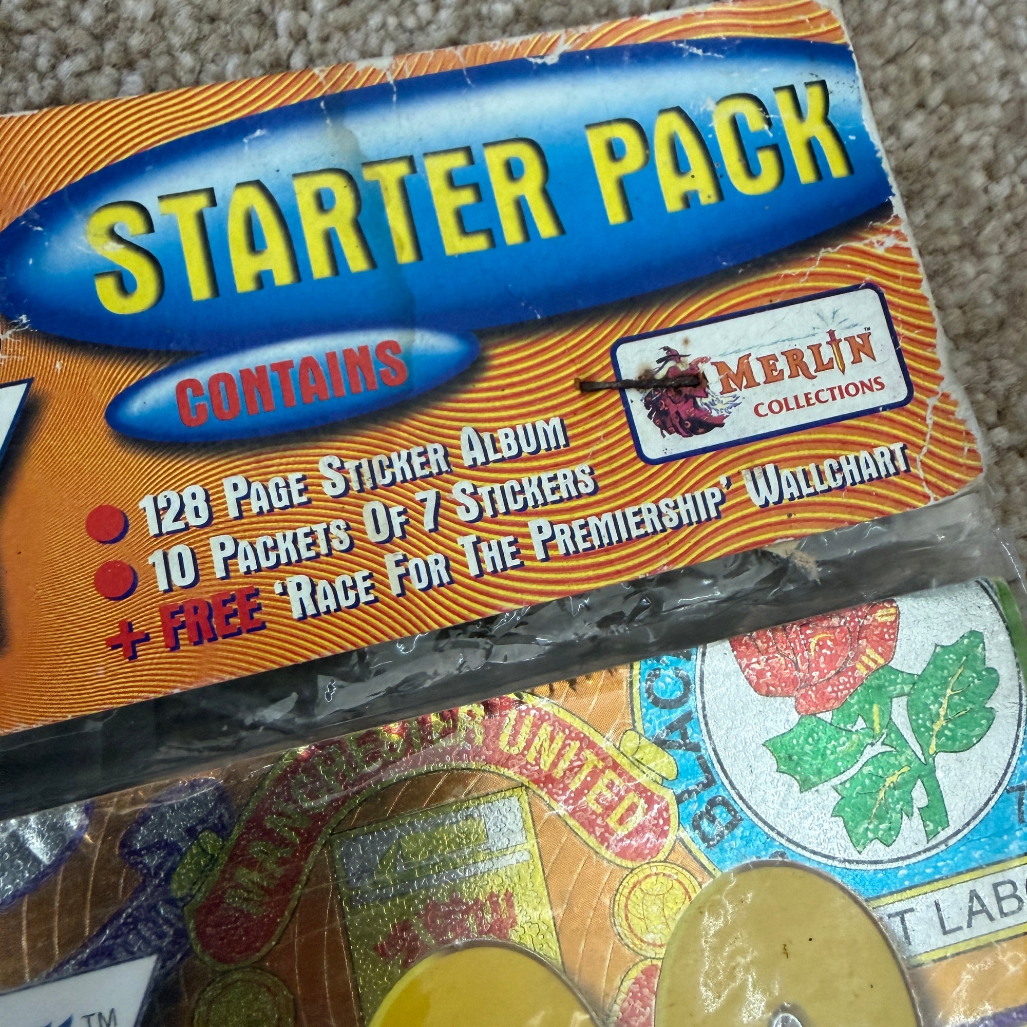 Merlin 1998 Sealed Premier League Starter Pack Stickers