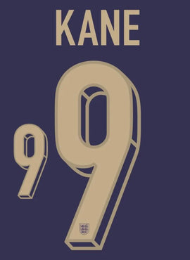 England 2024 Kane Away Name Set