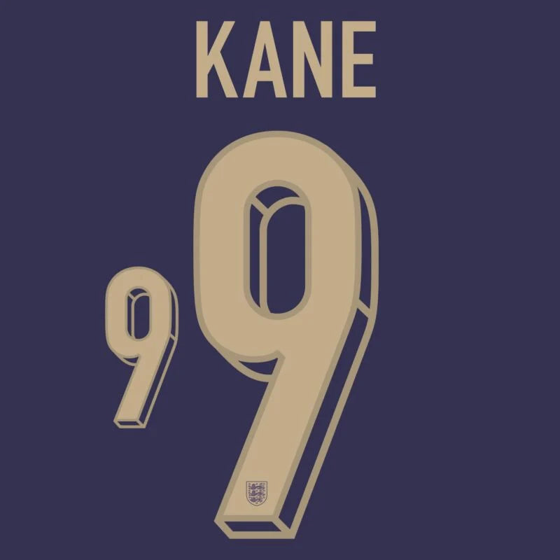 England 2024 Kane Away Name Set