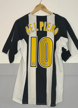 Juventus 2004/05 Home Del Piero Football Shirt - Medium