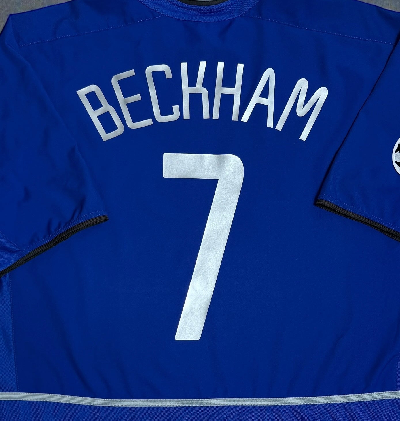 Manchester United 2002 Away David Beckham UCL Name Set