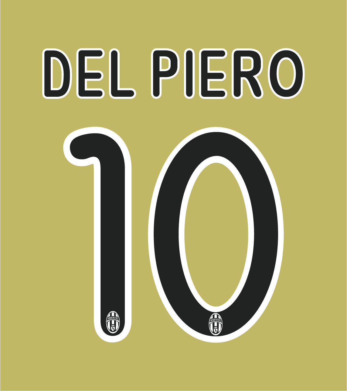 Del Piero 2009/10 Away Nameset