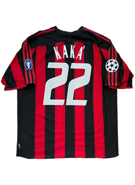 AC Milan 2003/04 Home Kaka Football Shirt - XL