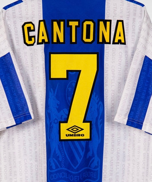 Manchester United 1994/96 Cantona Away Name Set
