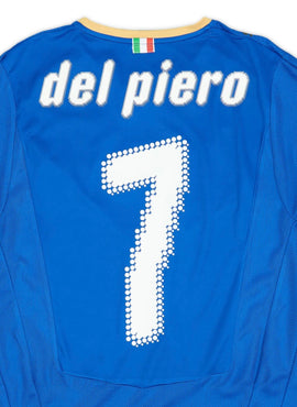 Italy Euro 2008 Del Piero Home Name Set