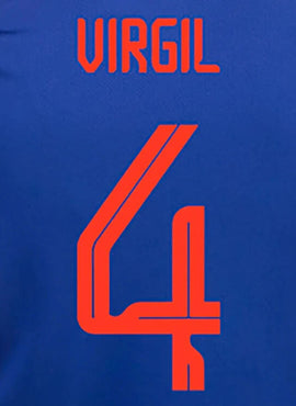 Holland 2022/23 Away Virgil Name Set