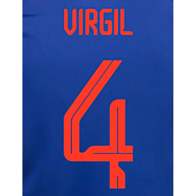 Holland 2022/23 Away Virgil Name Set