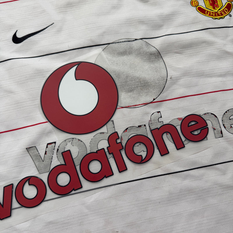 Manchester United 2004 3rd Replacement Vodafone Sponsor
