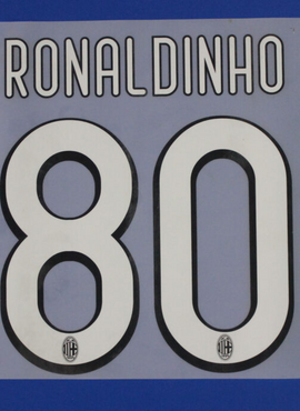 AC Milan 2009/10 Ronaldinho Name Set