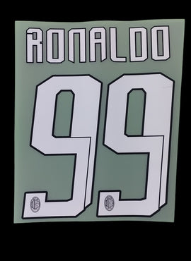 AC Milan 2007/08 Ronaldo Name Set
