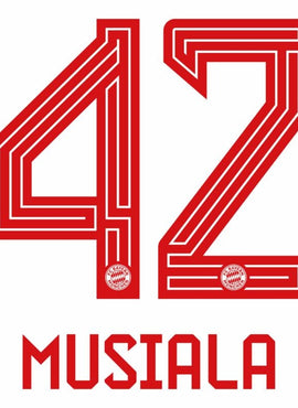 Bayern 2023/24 Home Musiala Name Set