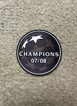 Man United Champions League 2007/08 Winners Patch