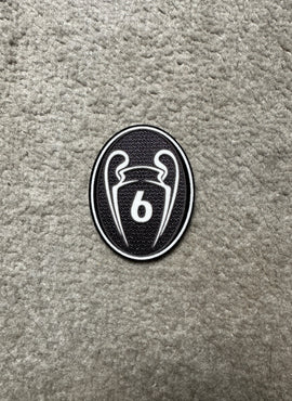 6x Liverpool UCL Champions League Badge of Honour Patch