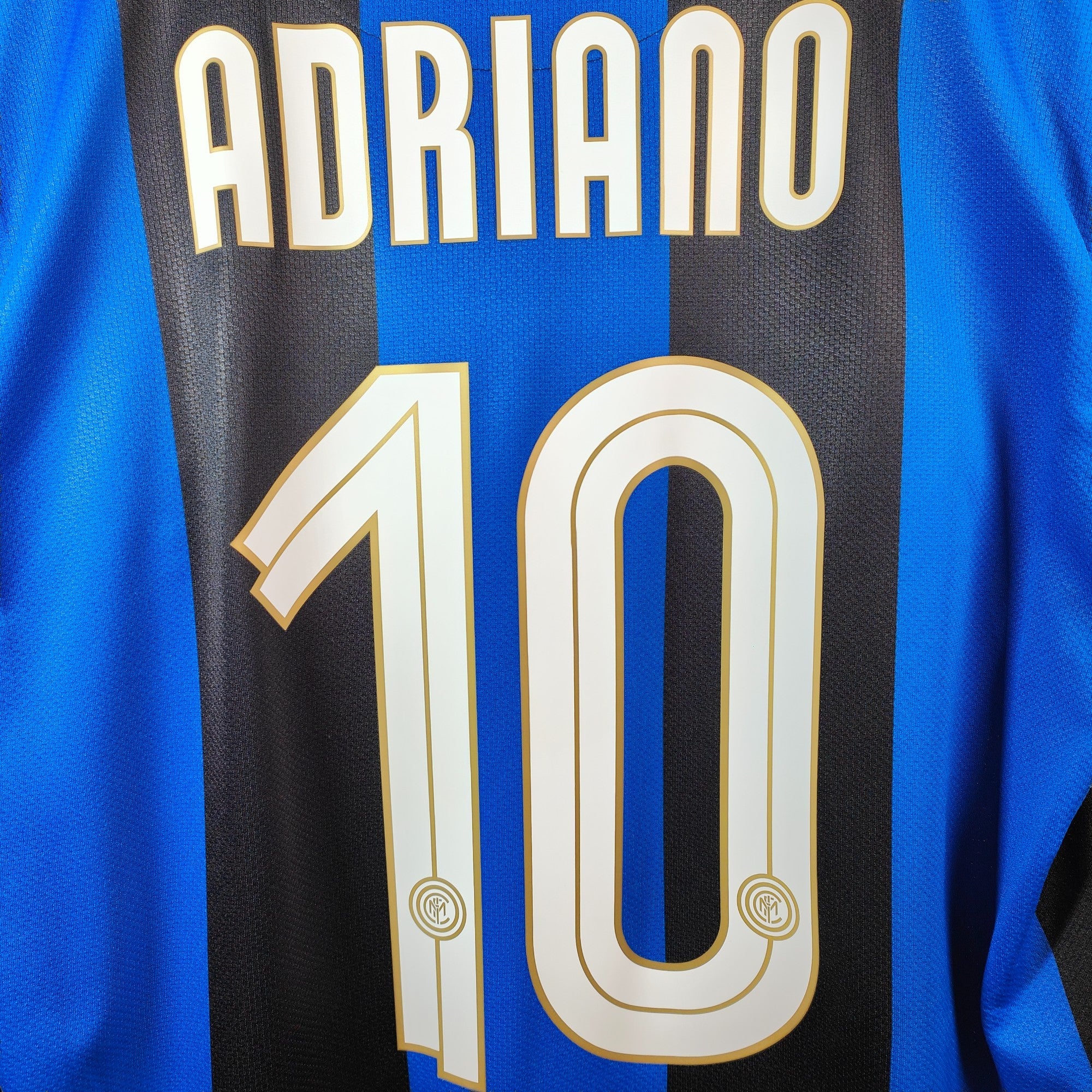 Inter Milan 2008/09 Adriano Home Name Set