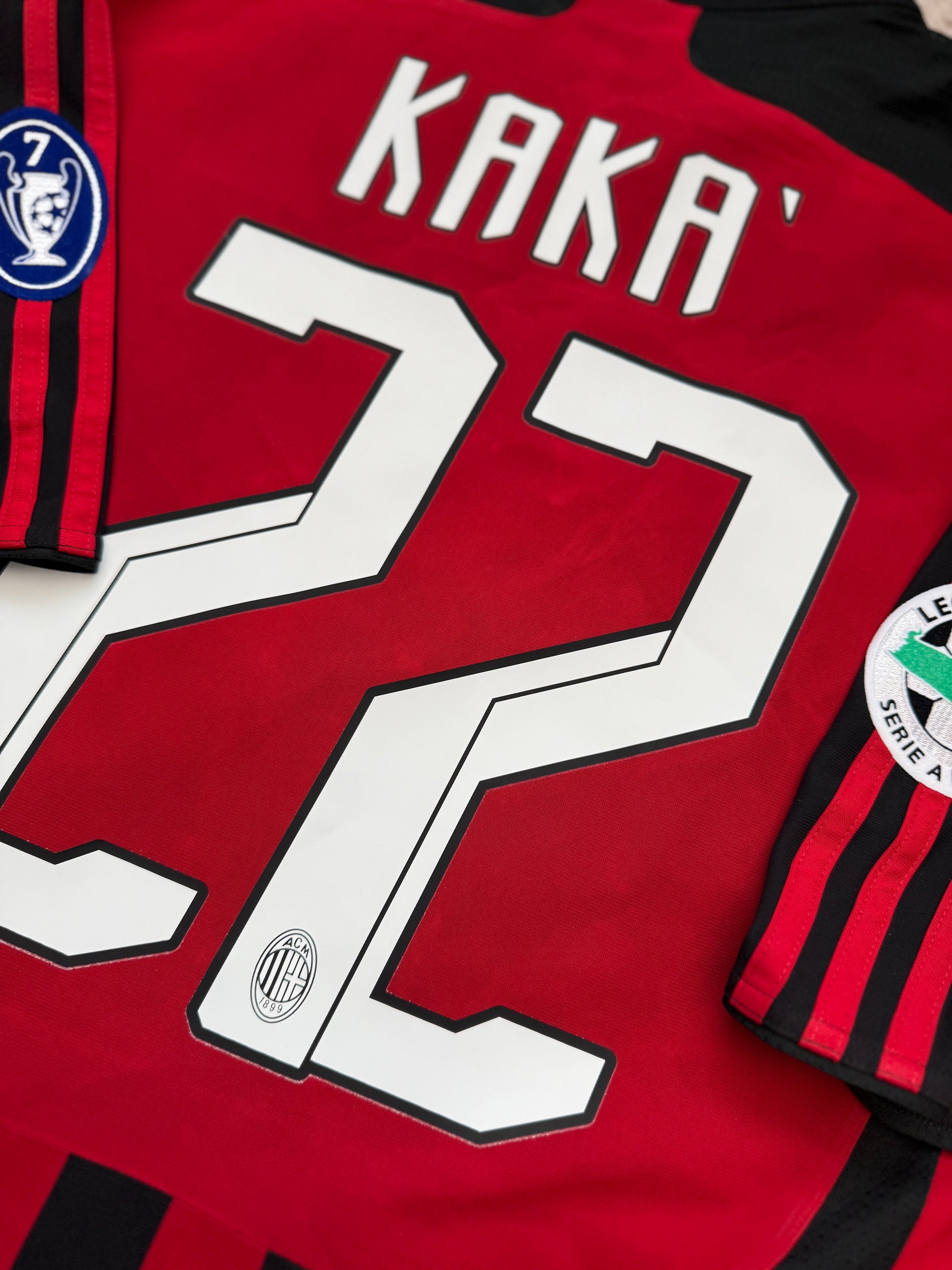 AC Milan 2007/08 Home Kaka Football Shirt - XL