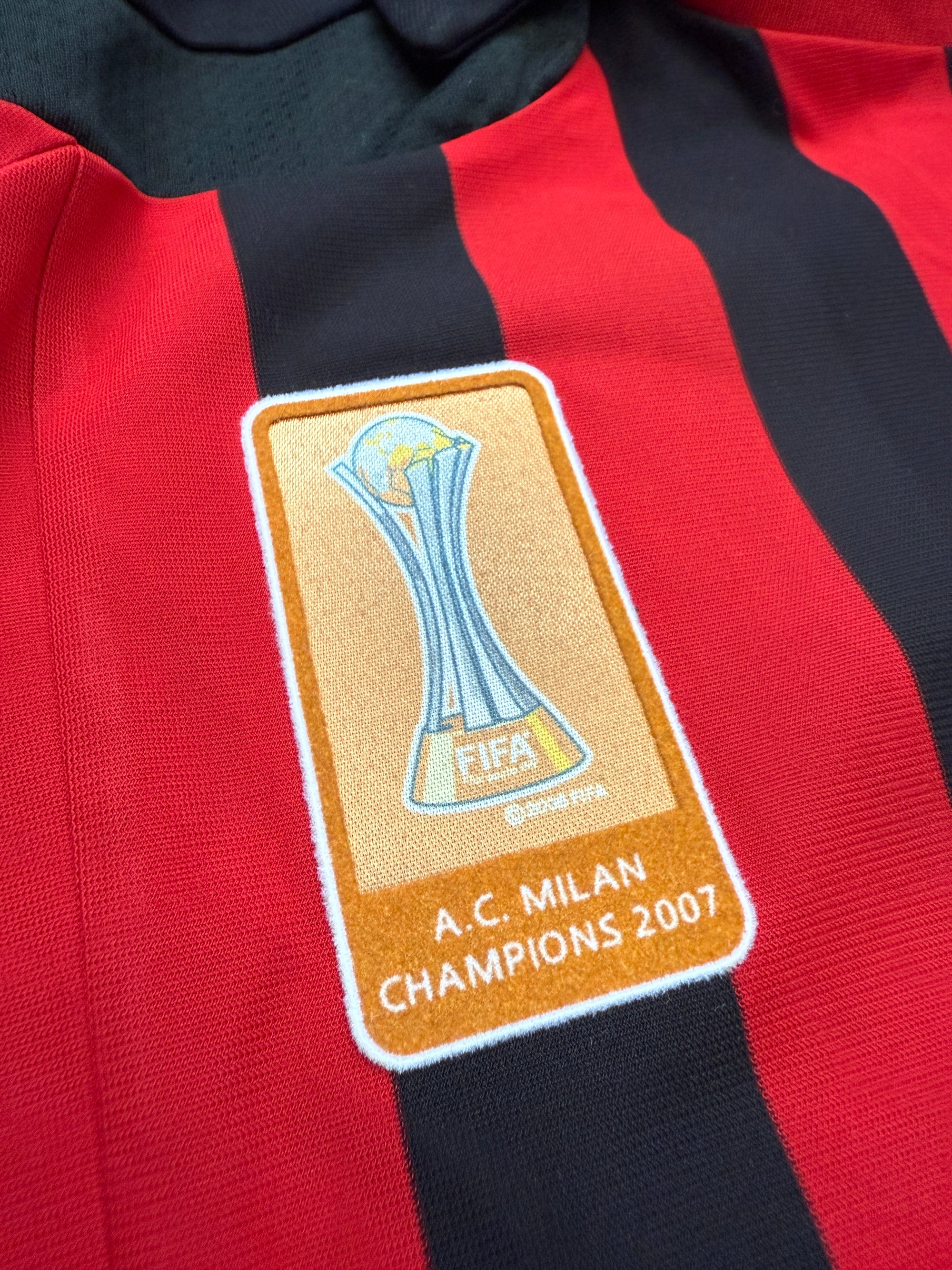 AC Milan 2007/08 Home Kaka Football Shirt - XL