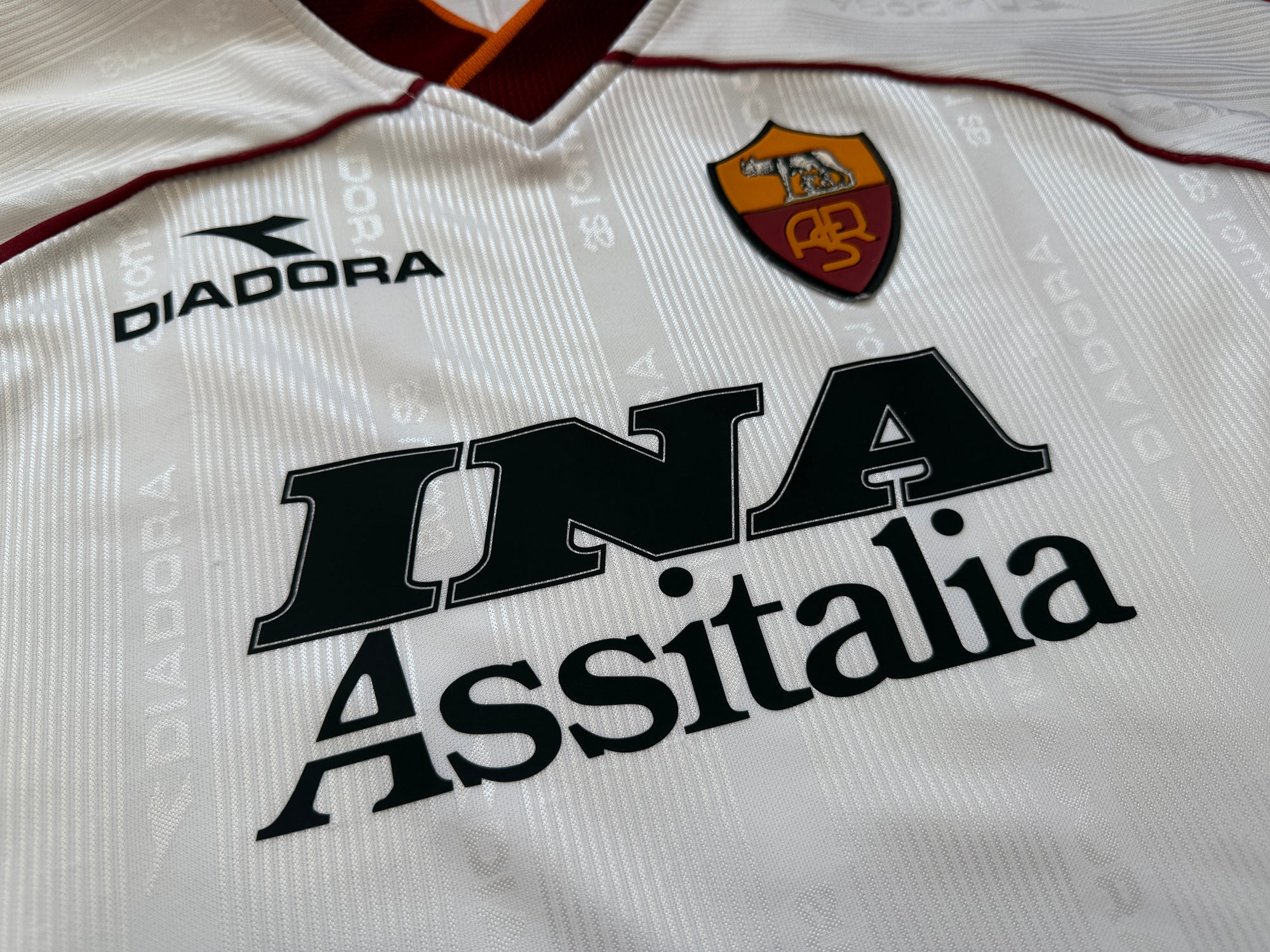 AS Roma 1999/00 Away Football Shirt - L/XL