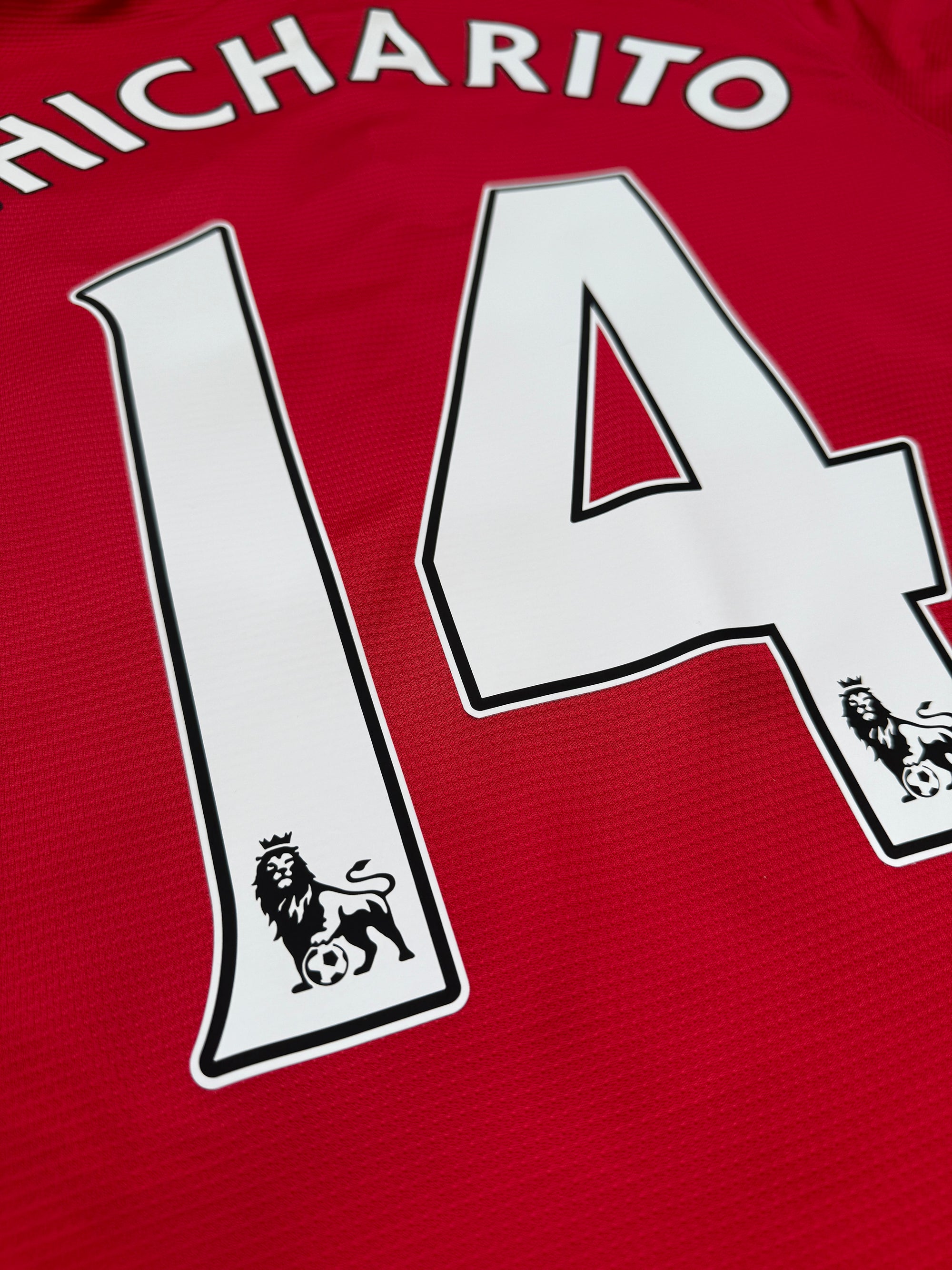 Man United 2013/14 Chicharito Home Football Shirt - Medium