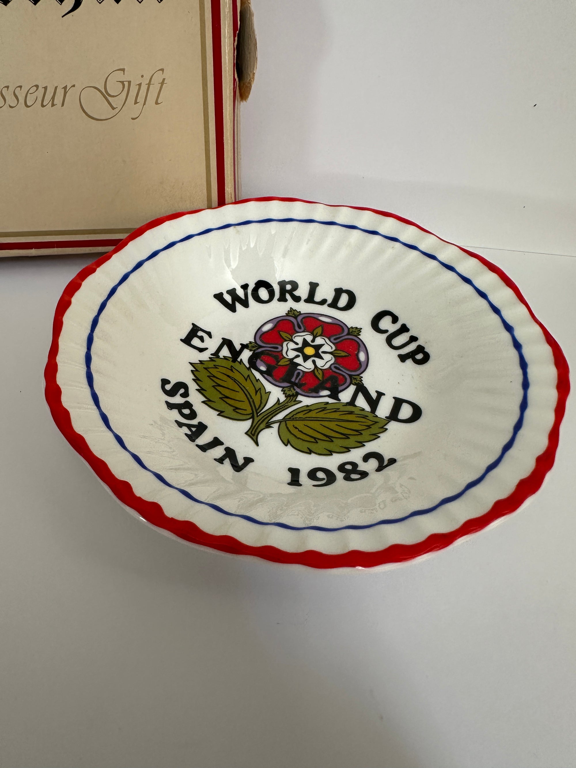 Spain 82 England World Cup China Vintage Ash Tray