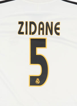 Real Madrid 2003/05 Zidane Name Set