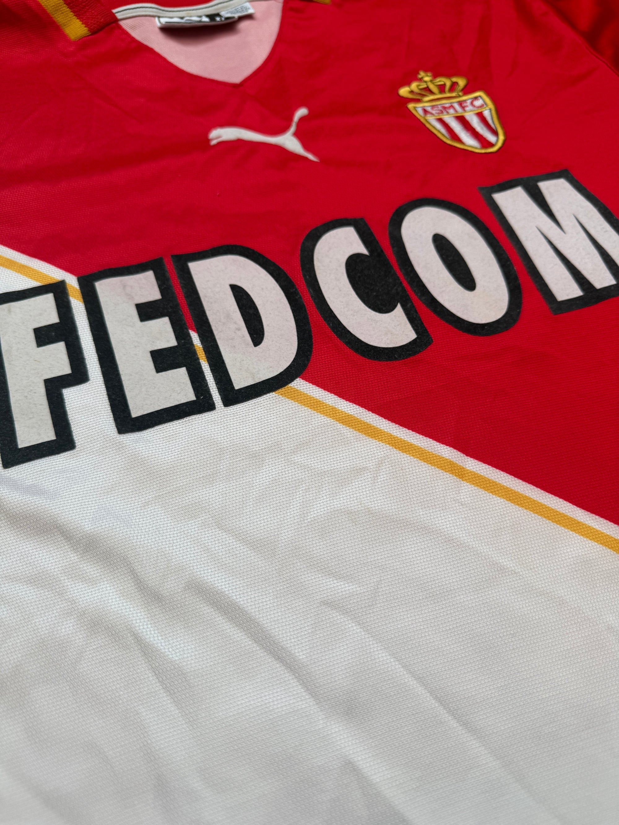 Monaco 2002/03 Home Football Shirt - XL