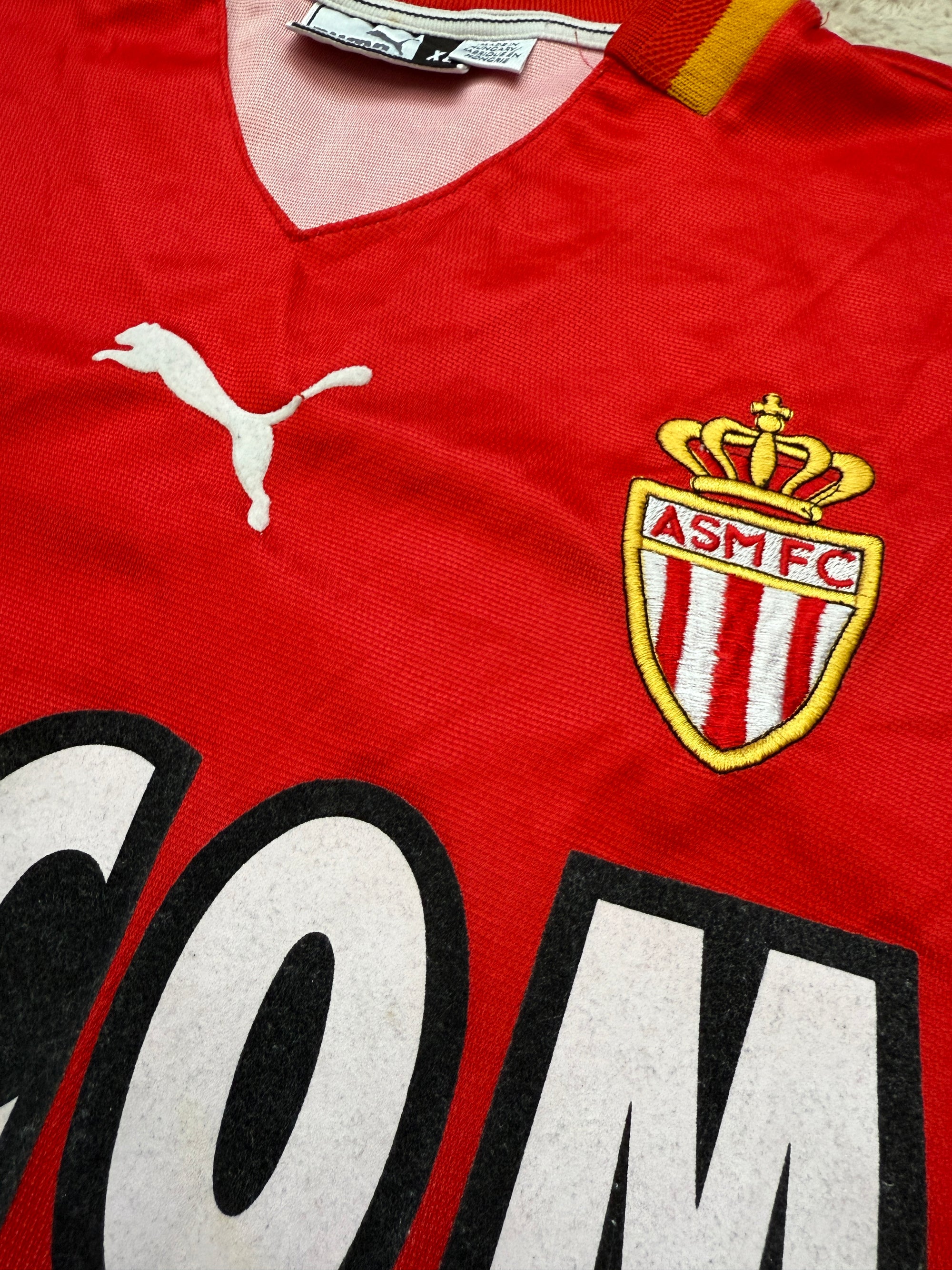 Monaco 2002/03 Home Football Shirt - XL