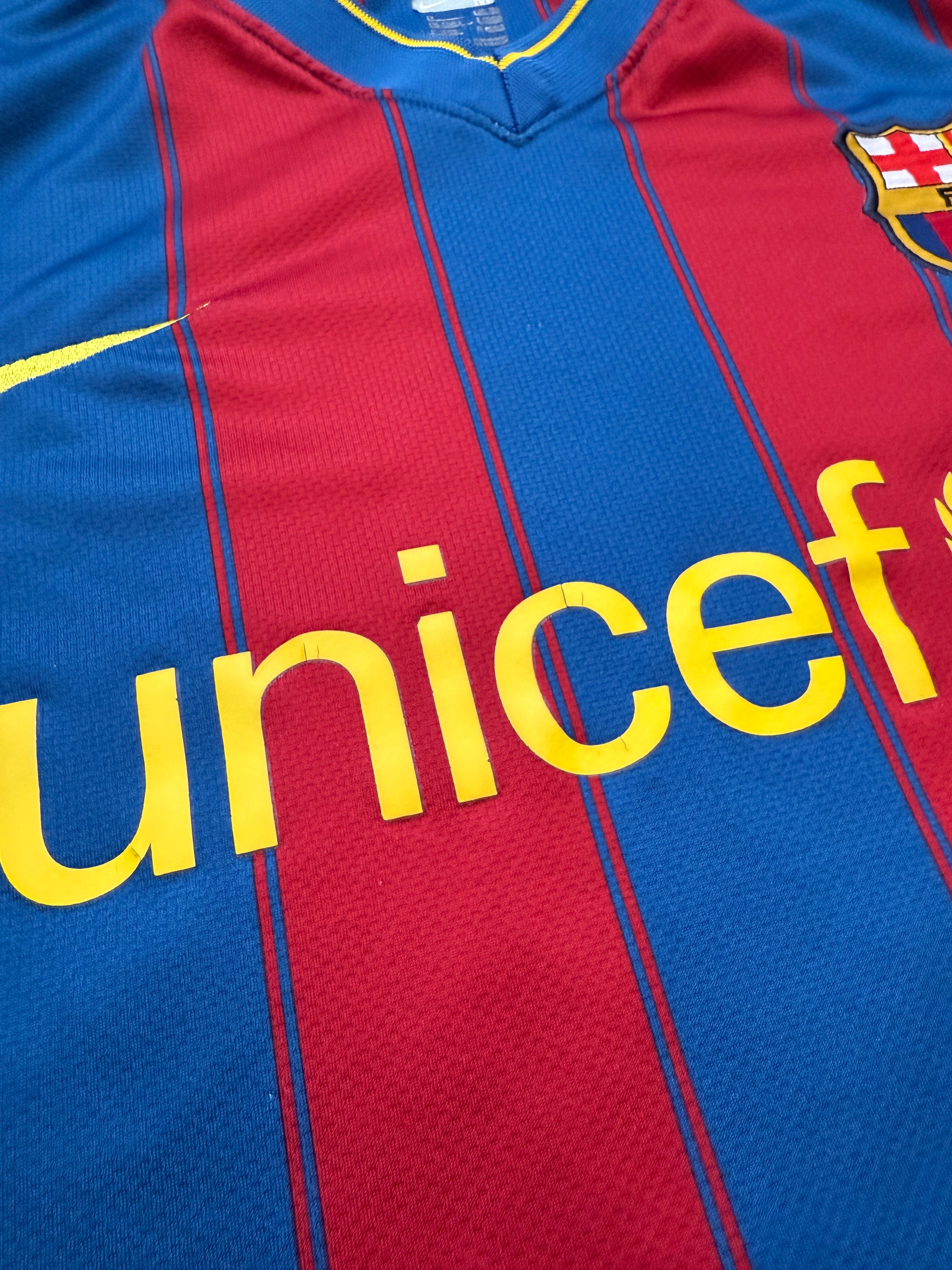 Barcelona 2009/10 Henry Home Football Shirt - Medium