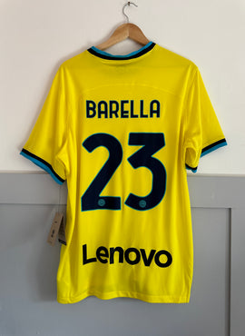 Inter Milan 2021/22 Barella Third Football Shirt - XL