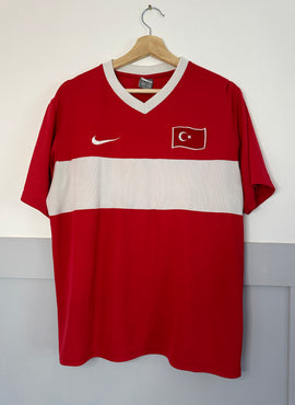 Turkey 2008 Home Football Shirt - XL