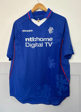 Rangers 2002/03 Home Football Shirt - Large