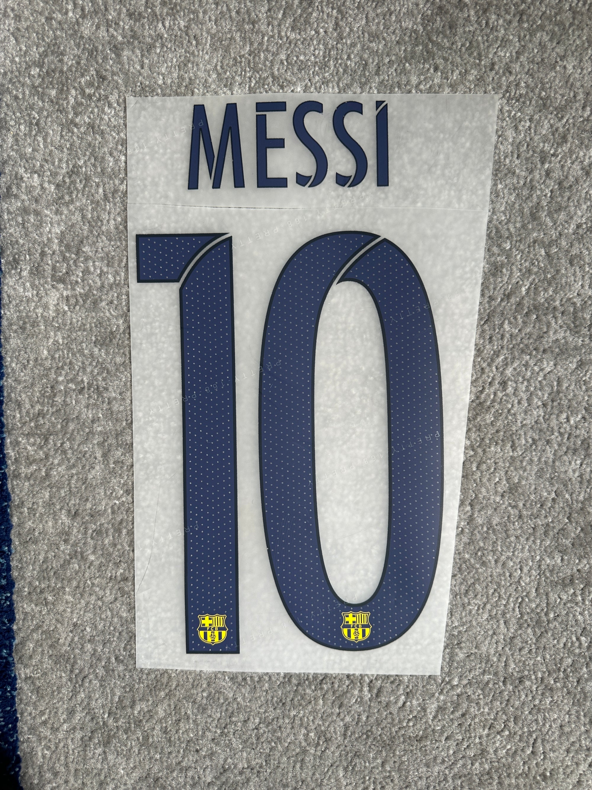 Barcelona 2016/17 Away Name Set