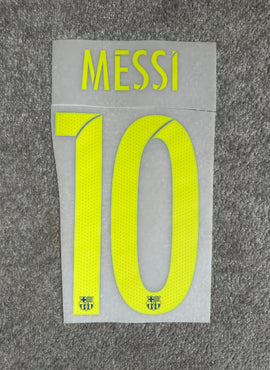 Barcelona 2016/17 3rd Messi Name Set