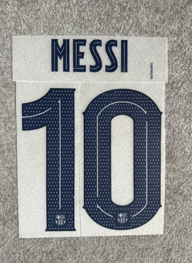 Barcelona 2020/21 Away Messi UCL Name Set