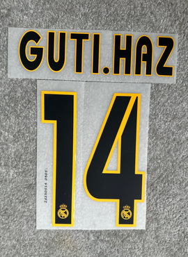 Real Madrid 2003/05 Home Guti Name Set