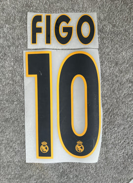 Real Madrid 2003/05 Home Figo Name Set